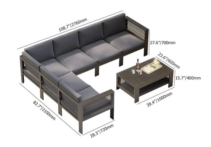 Solaria Loungeset · מערכת ישיבה ל־6 אנשים