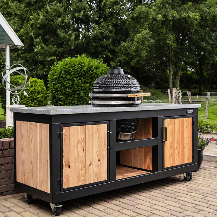 מטבח חוץ קומפלט עם Big Green Egg