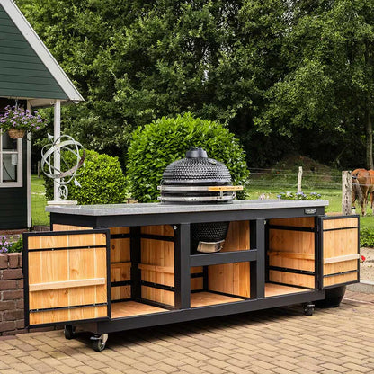 מטבח חוץ קומפלט עם Big Green Egg